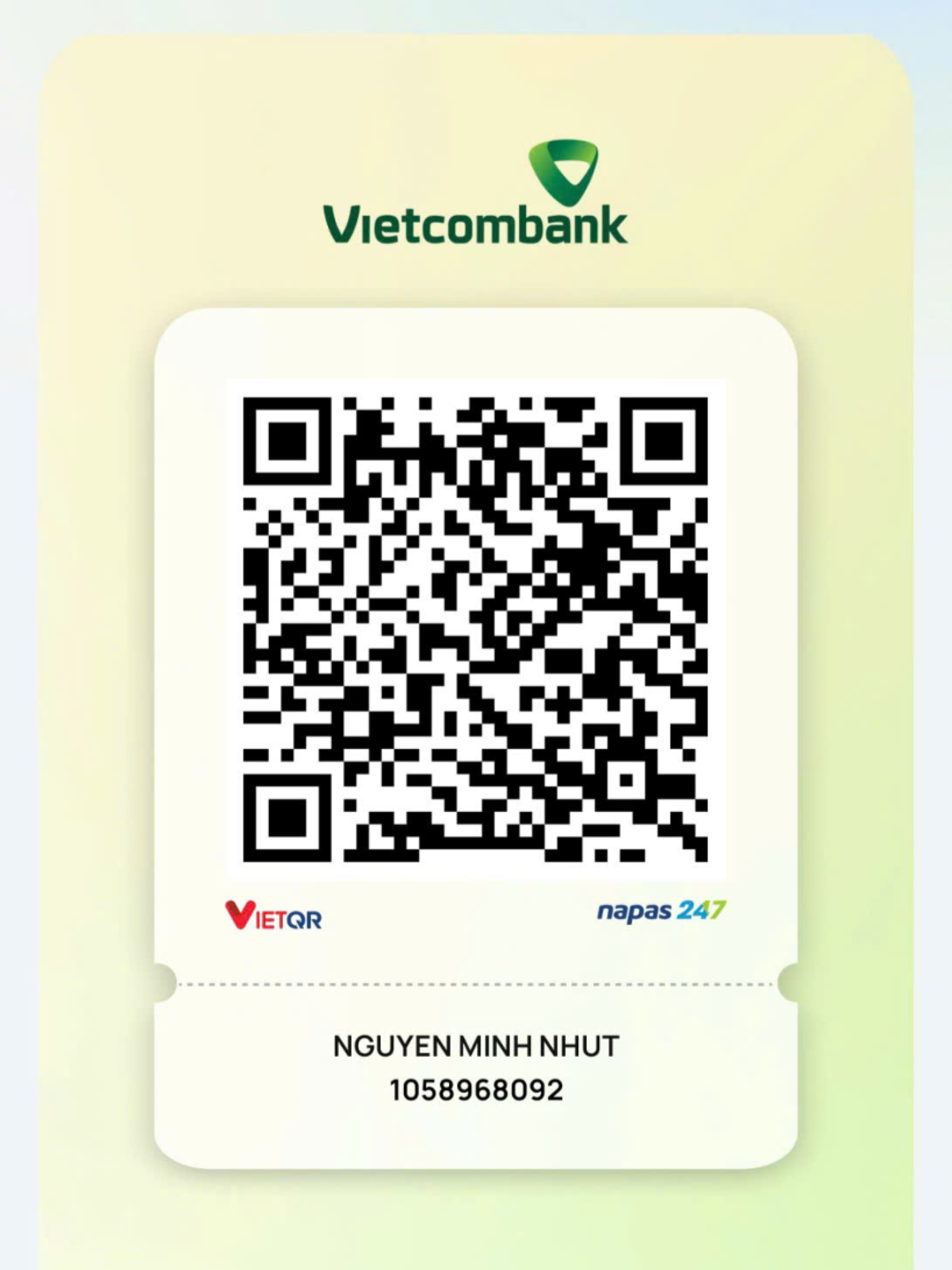 QR Code chuyển khoản